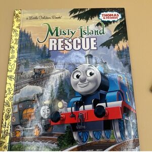 Thomas & Friends Misty Island Rescue Little Golden Book Hardcover 2011 Edition